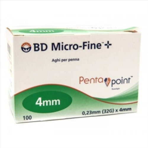 BECTON DICKINSON AGO PER PENNA BD MICRO FINE G32 4MM 100 PEZZI